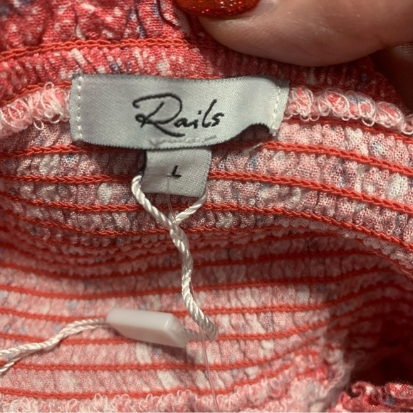 Rails Addison Diamond Floral Smocked Mini Skirt - Picture 2 of 5